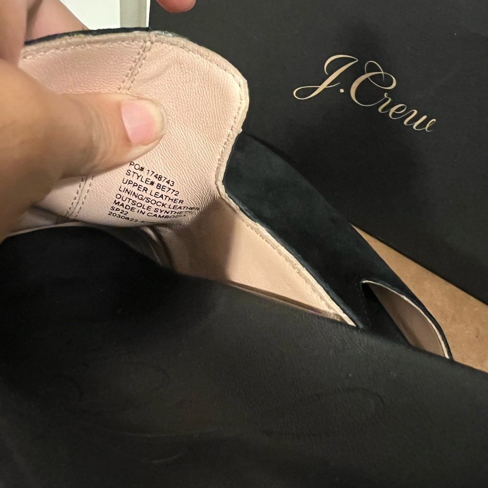 J. Crew Pacific Studded Clogs in Black Suede - Picture 5 of 7